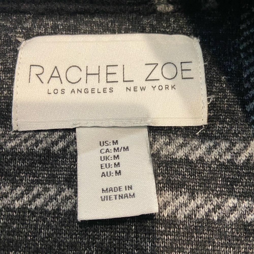 Rachel Zoe Black and White Striped Vest - Picture 3 of 4